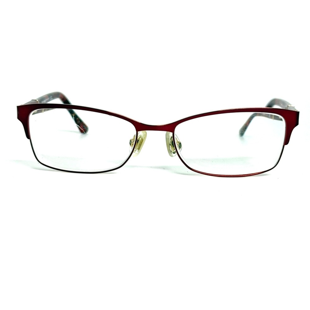 Kate Spade Laurianne AJH Red Tortoise Rectangular Eyeglasses 52-16-140